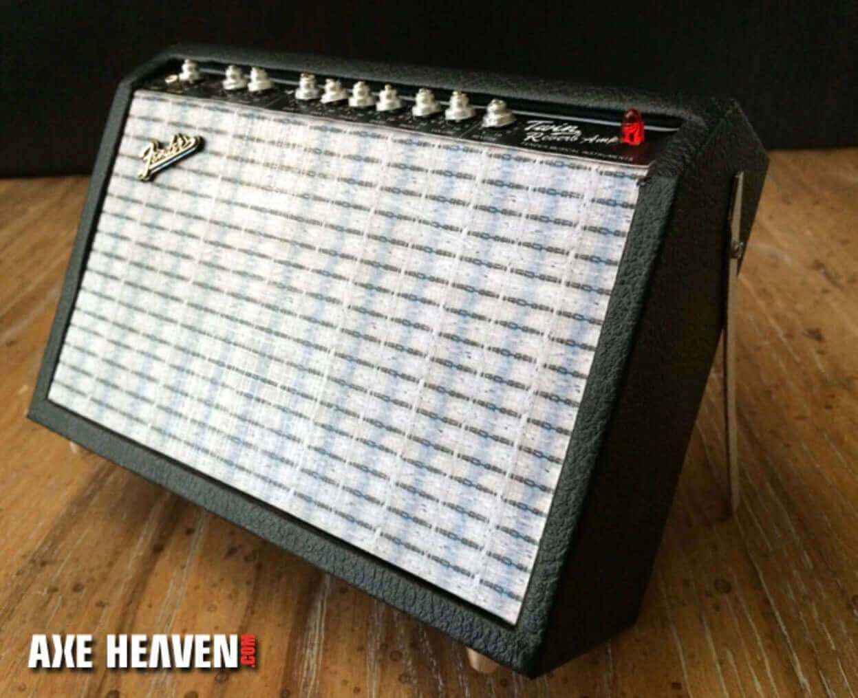 Miniature Fender Twin-Reverb Ornamental Amp Model