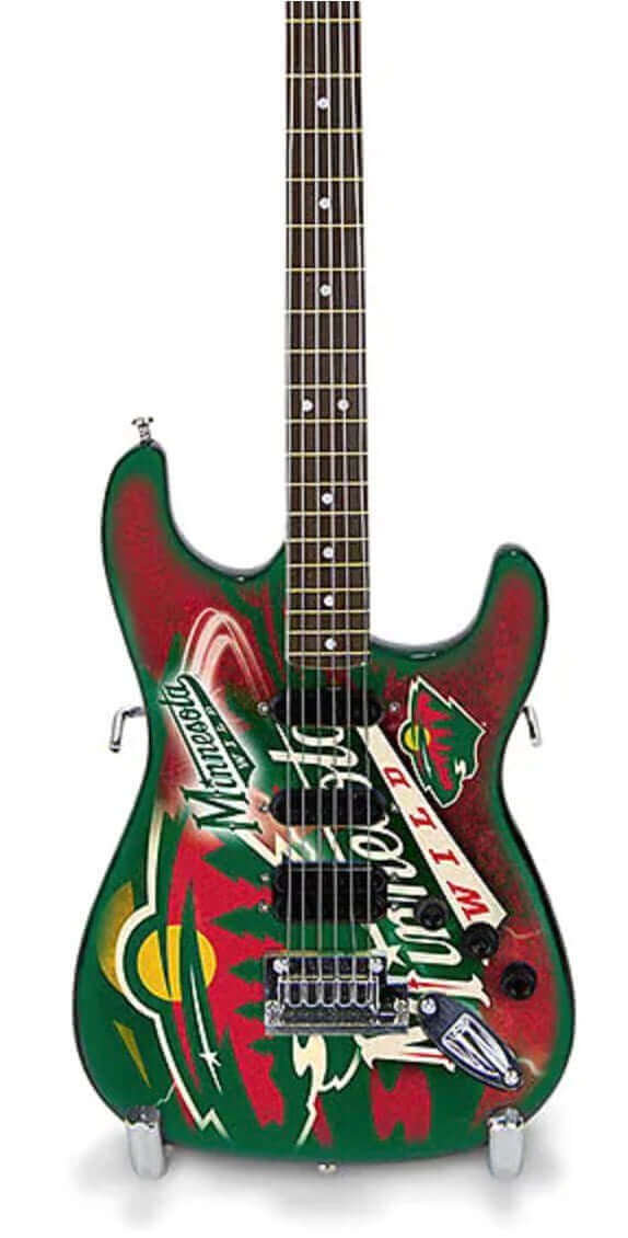 Minnesota Wild 10“ Collectible Mini Guitar