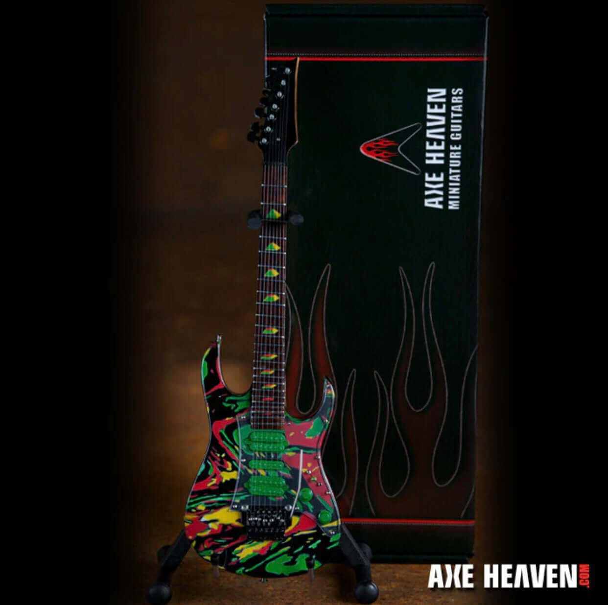 Steve Vai Signature Universe Swirl 7 String Miniature Guitar Replica