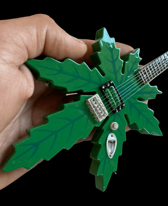 Tommy's Cheech & Chong Sweet Leaf Mary Jane Miniature Guitar